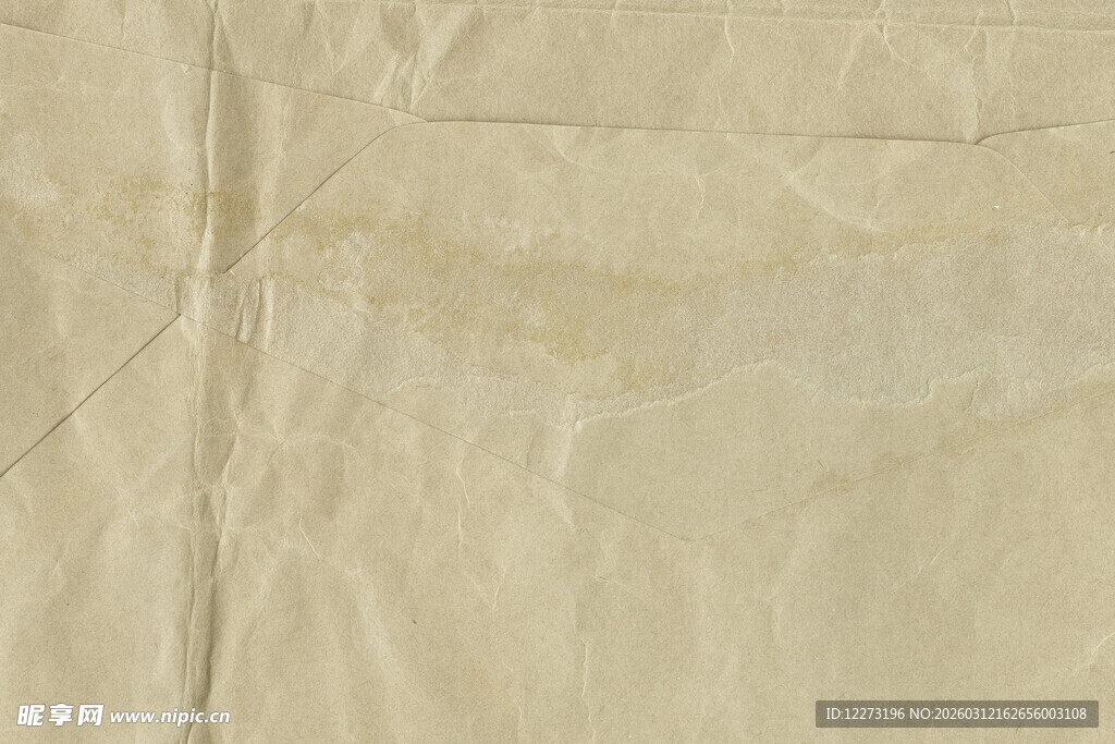 皱巴巴的米色纸张纹理