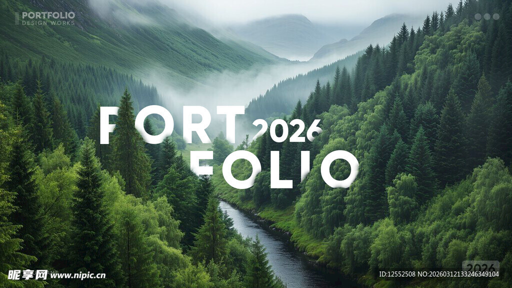 山林雾景摄影作品集