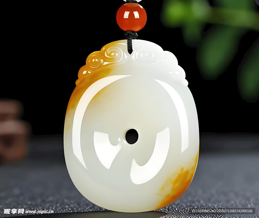 和田玉平安扣吊坠