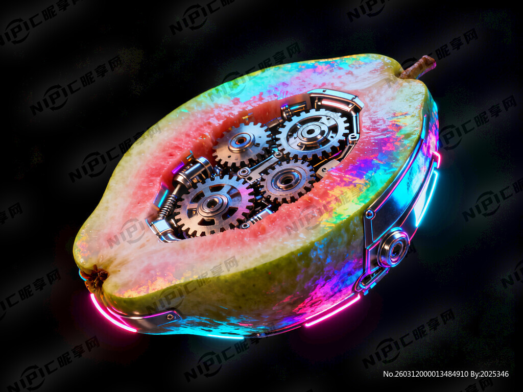 芭乐水果 呈现出全息机械风