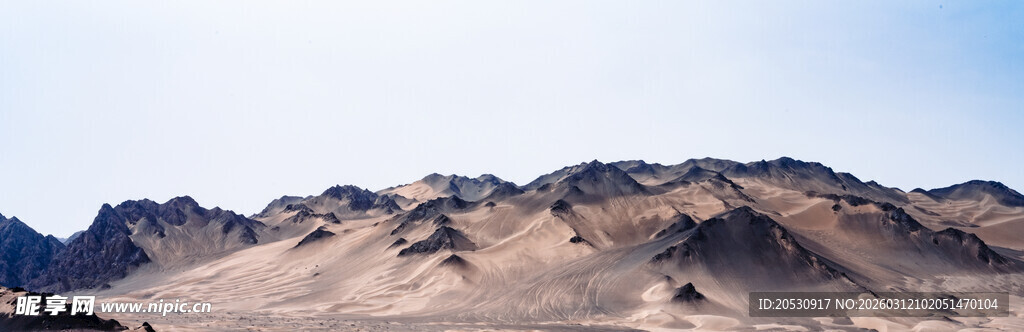西北黑独山风景图壮丽山脉景观