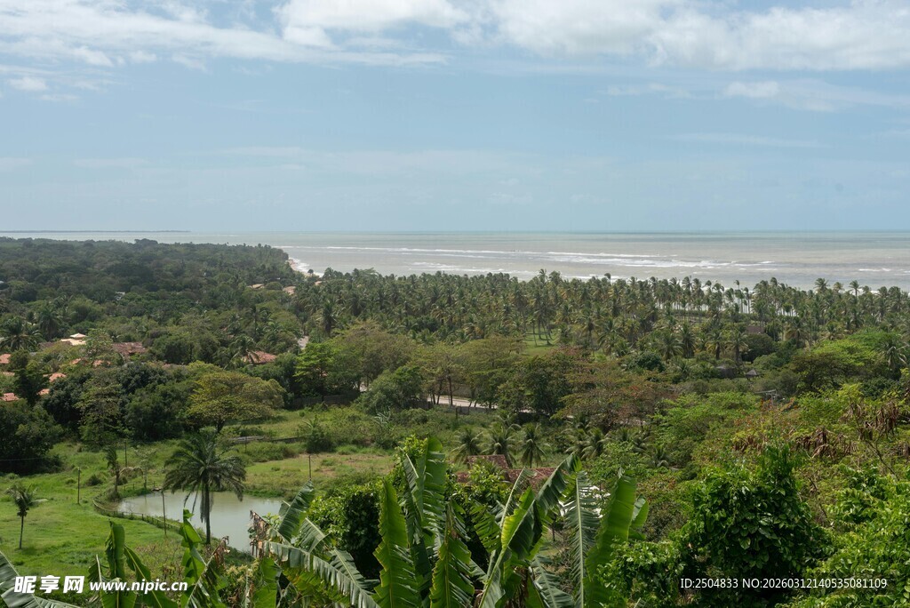 田园海滨风光美景