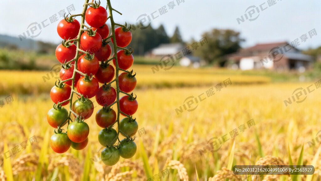 左边是好多串有红有绿的几串小番