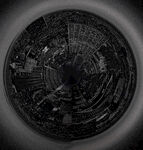 神秘都市质感图案