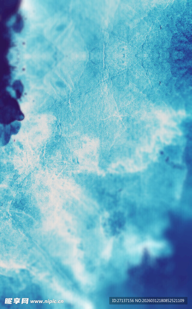 梦幻蓝色云雾背景图