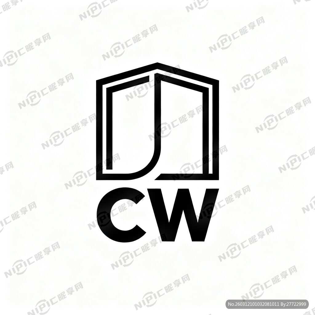带子母CW的门窗企业标识设计