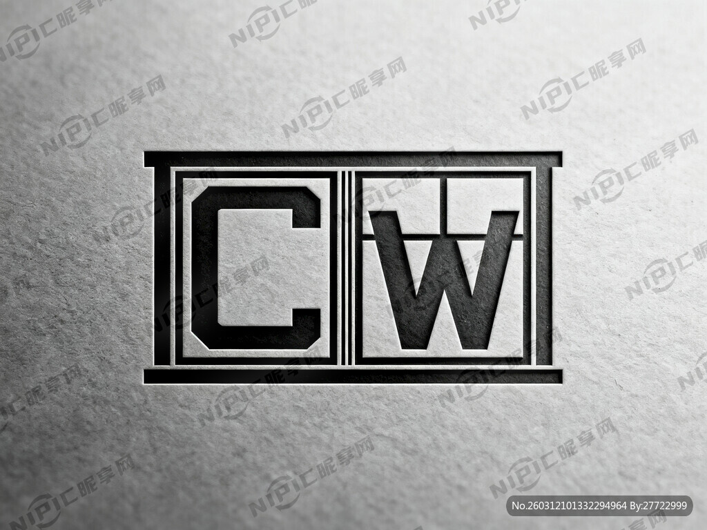带子母CW的门窗企业标识设计
