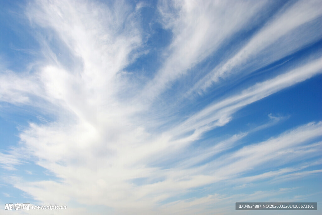 蓝天白云梦幻天空景象