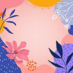 梦幻花卉背景图案