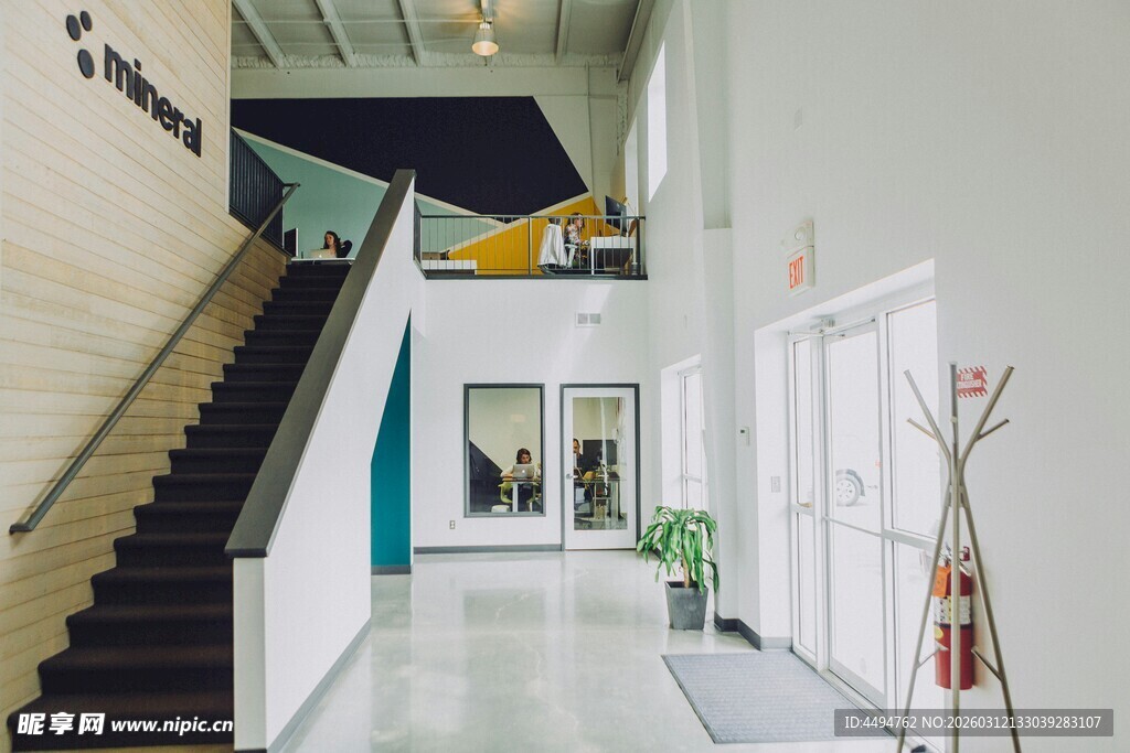 现代简约风室内楼梯空间