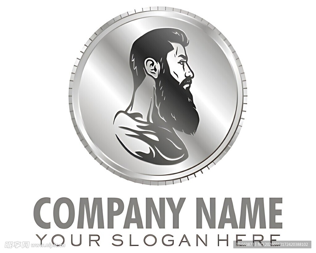 简约男士头像公司标志