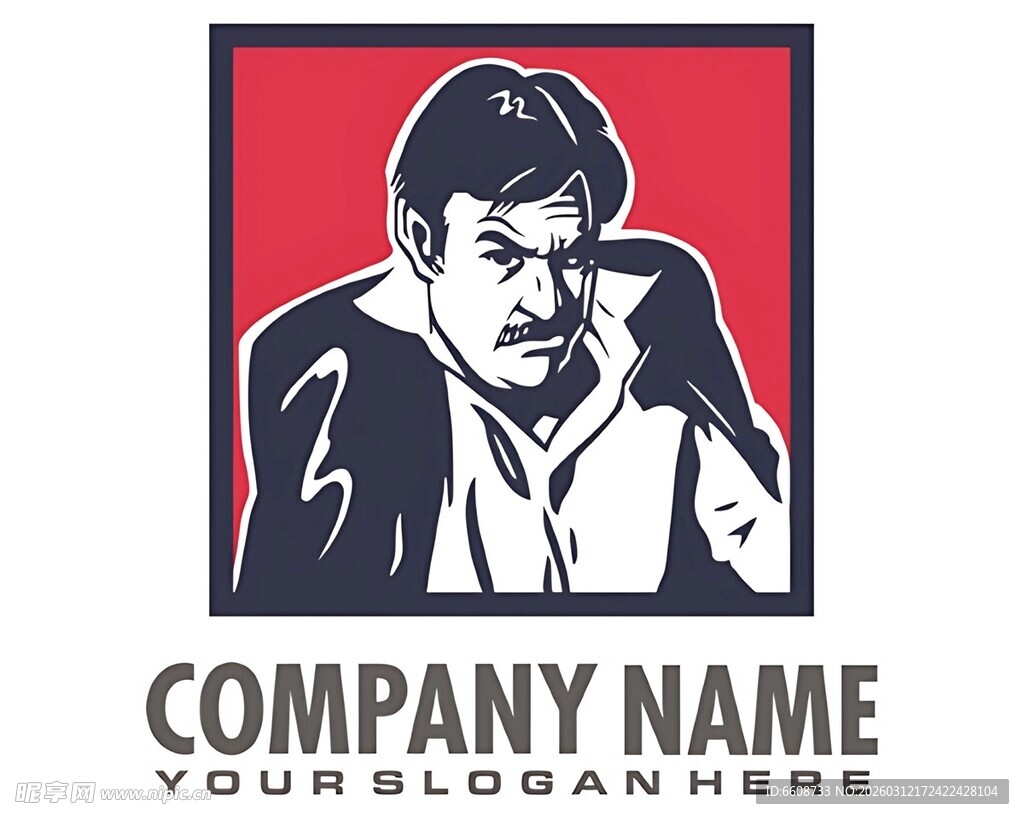 商务人物标志设计