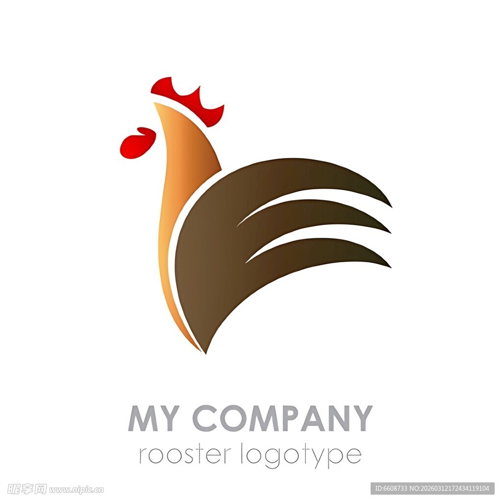 公鸡标志设计