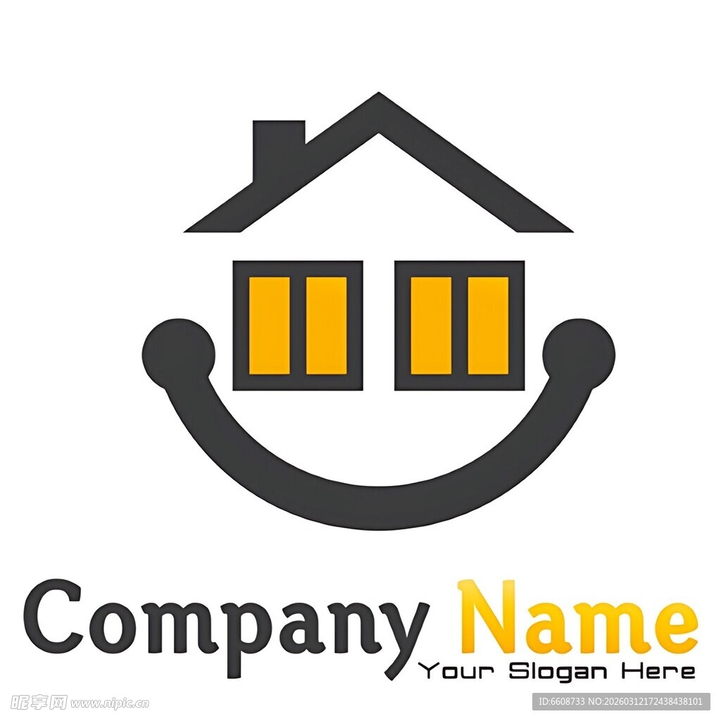 房屋主题公司标志设计