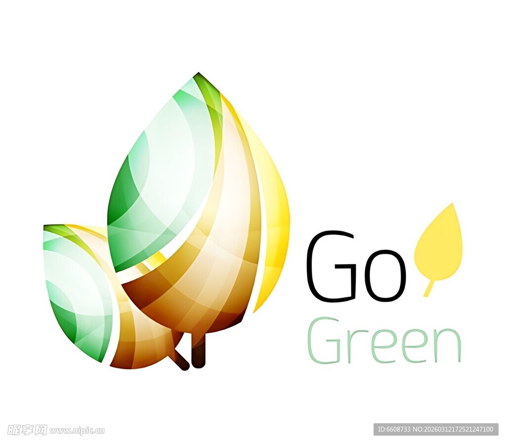 绿色出行标志设计