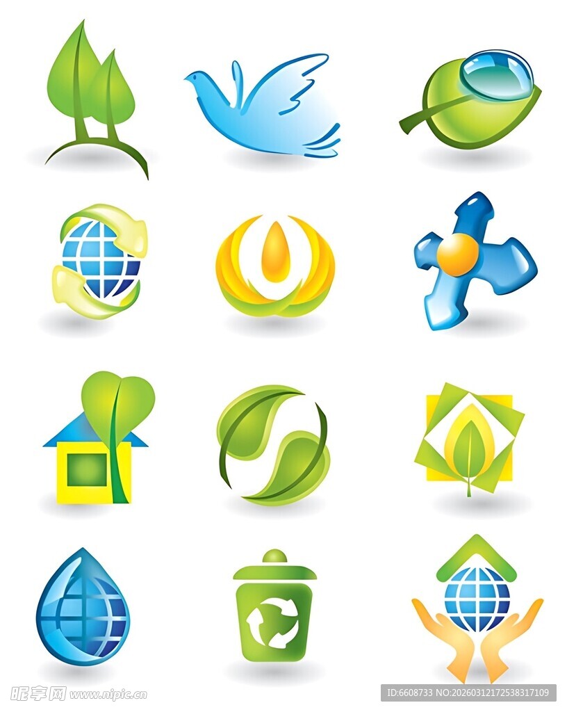 环保图标集合