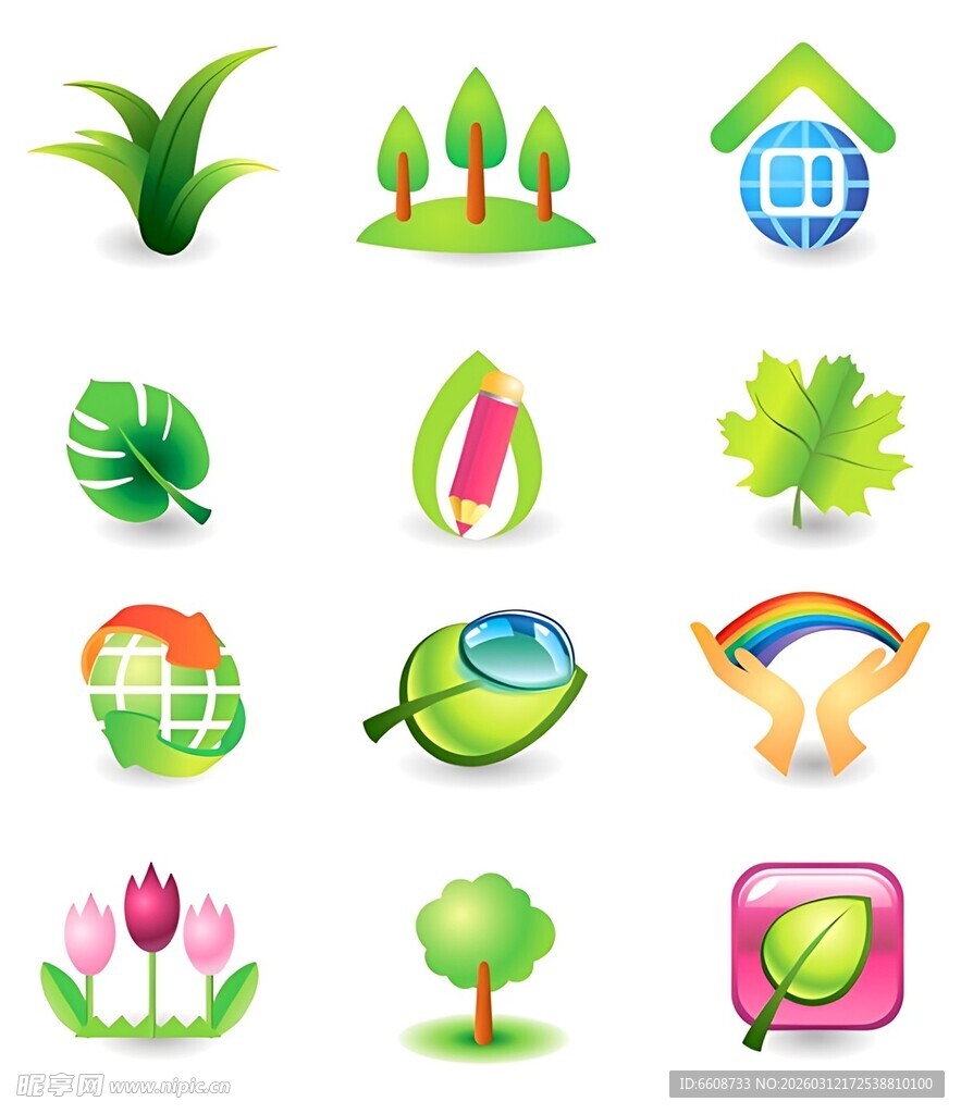多样环保图标集合
