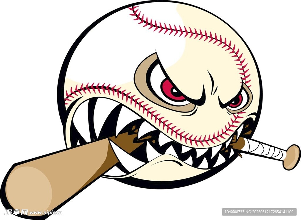 愤怒棒球手握球棒