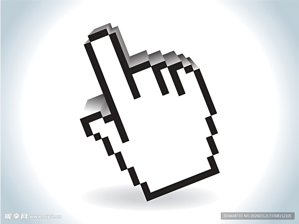 像素风格鼠标指针图标