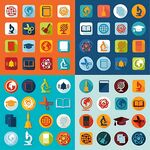 多彩扁平化图标集合