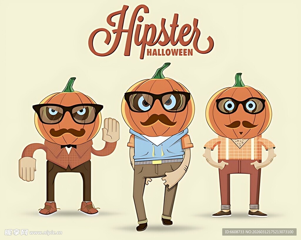 时髦南瓜人偶欢乐登场