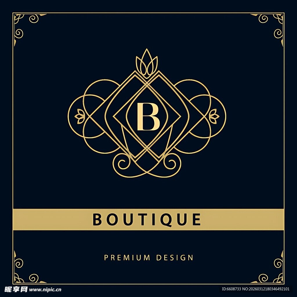 奢华精品标志设计