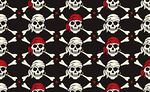 海盗骷髅头图案背景