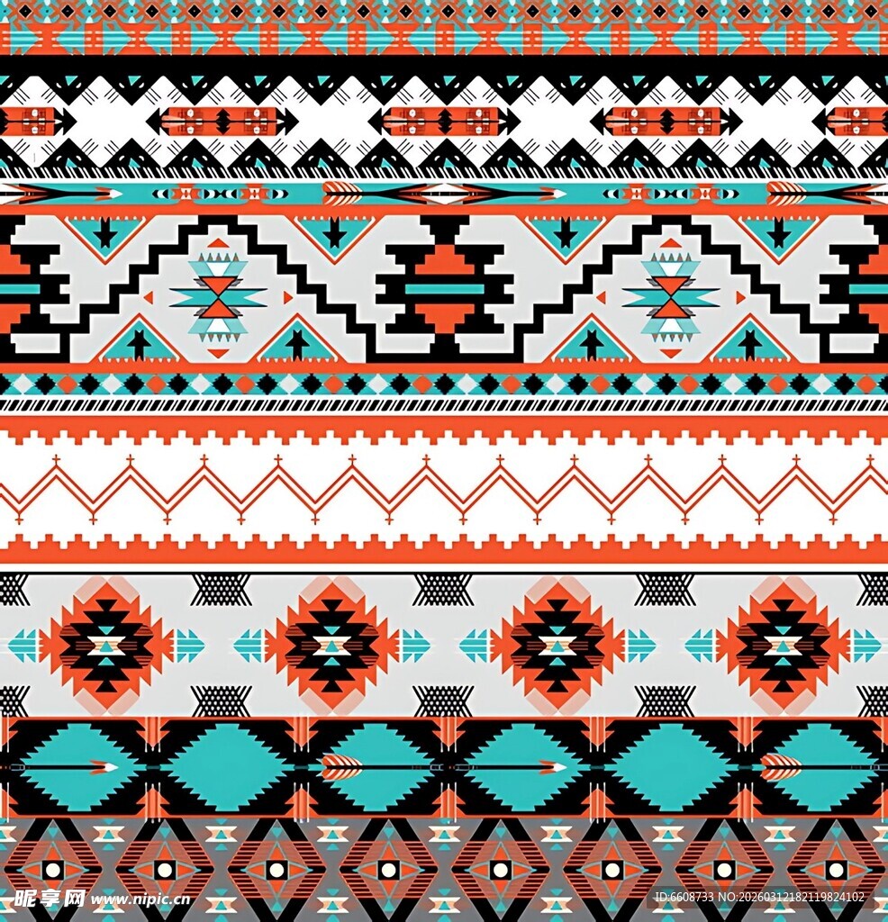 民族风几何图案纹理素材