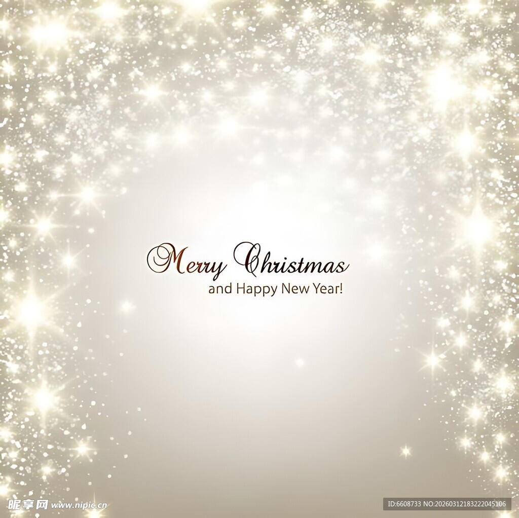 圣诞闪耀背景图