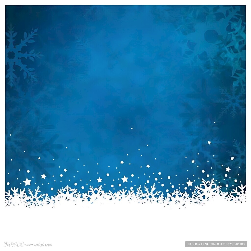 蓝色渐变带白点背景图