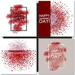 红色节日庆典装饰图案