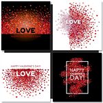 爱心粒子特效设计素材