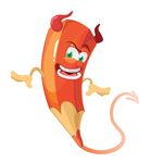 恶魔造型的可爱铅笔