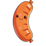 可爱卡通香肠形象