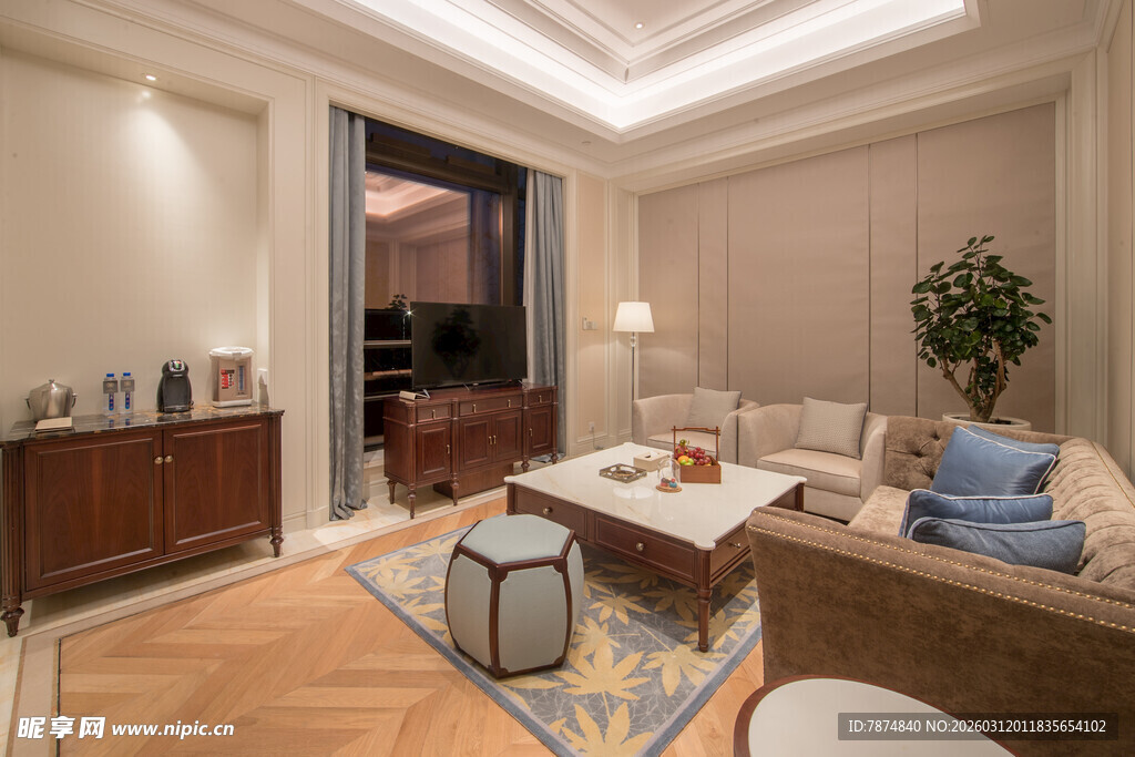 现代简约风温馨客厅一角