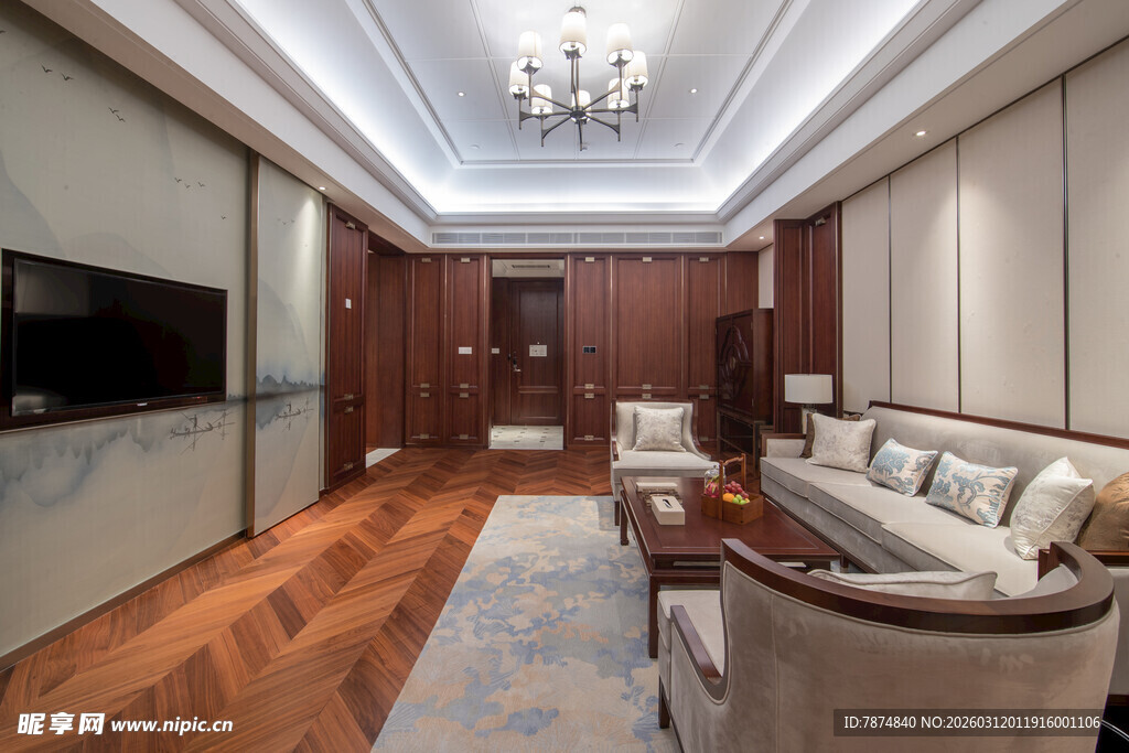 现代豪华客厅室内设计