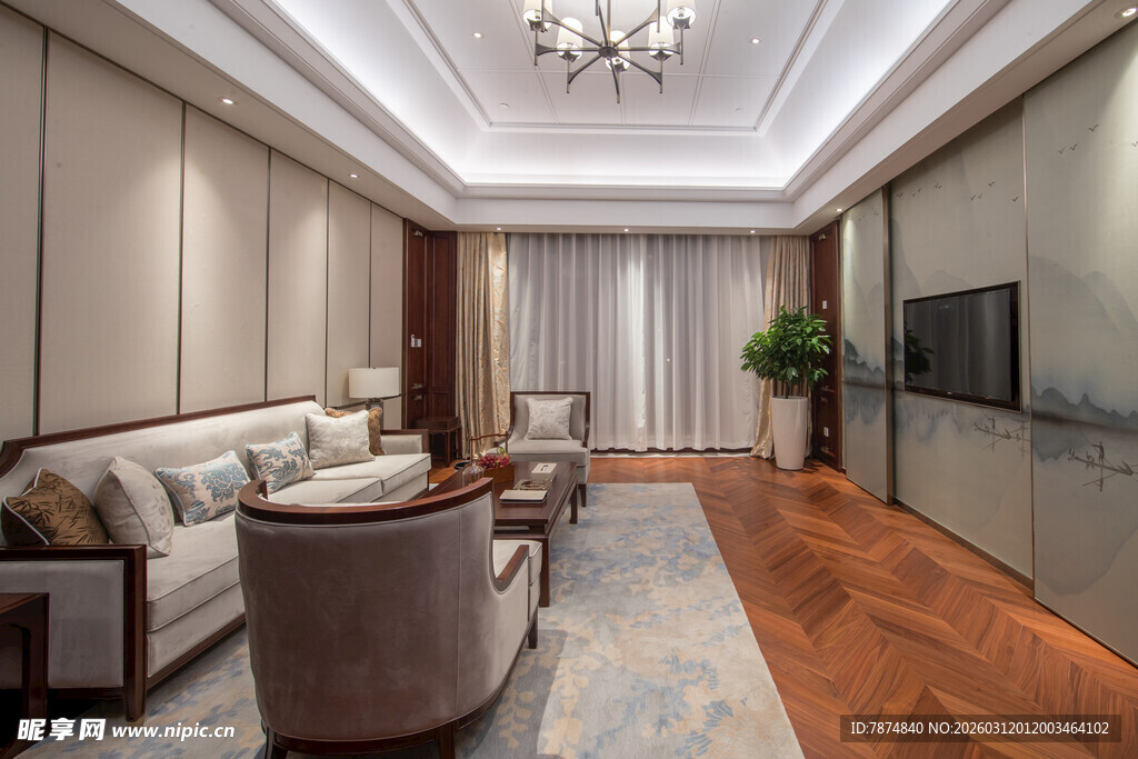 现代大气客厅室内装修图