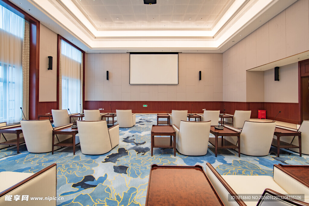 现代风格会议室场景