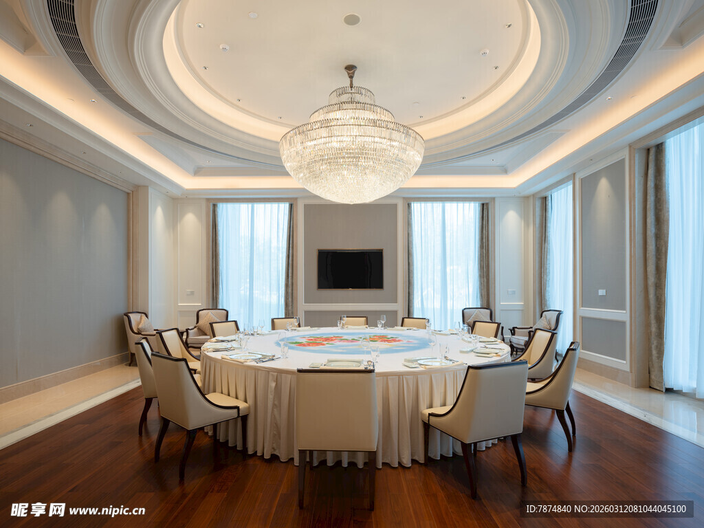 豪华现代风餐厅室内场景