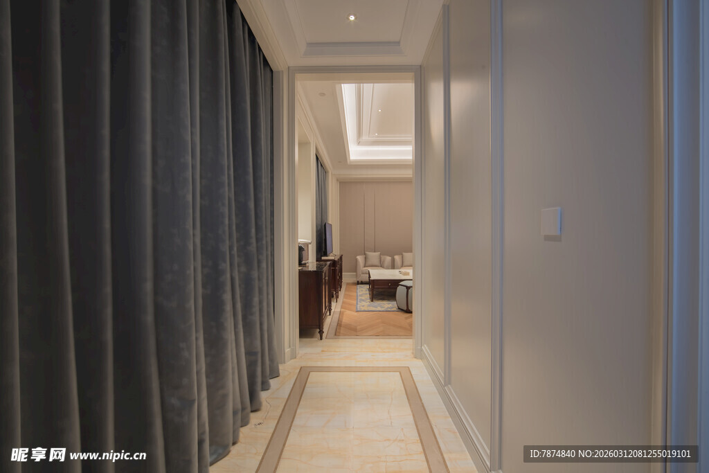 现代风格走廊室内空间