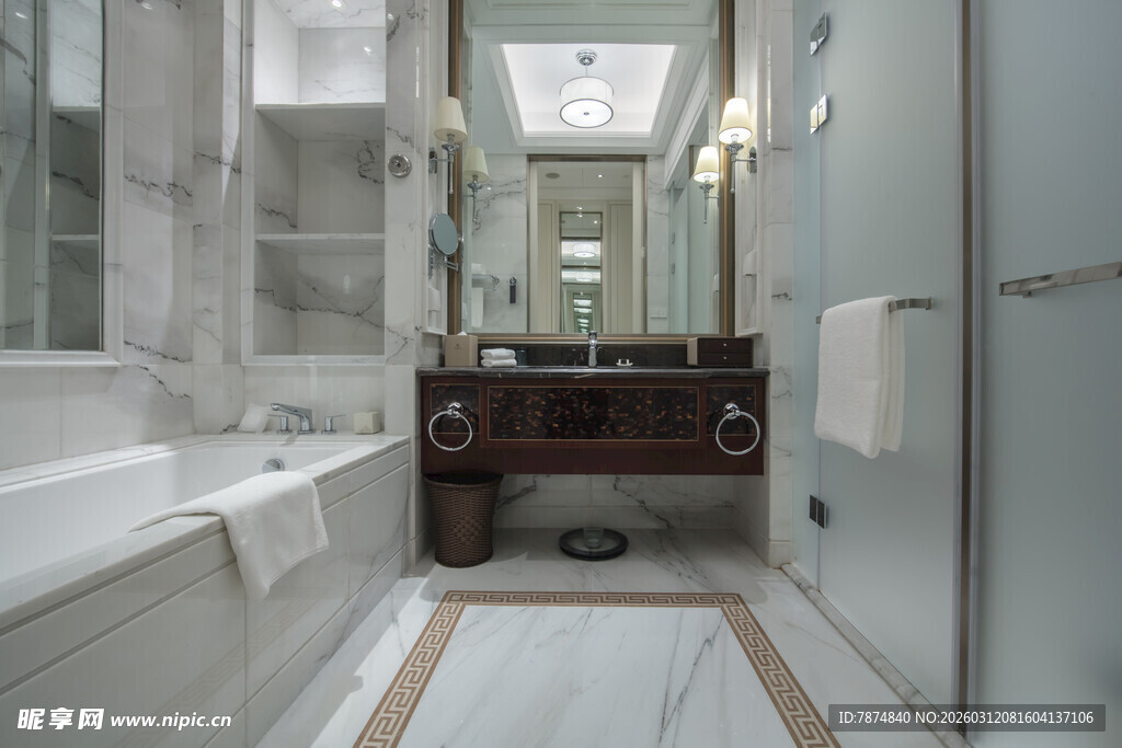 豪华现代风格浴室空间