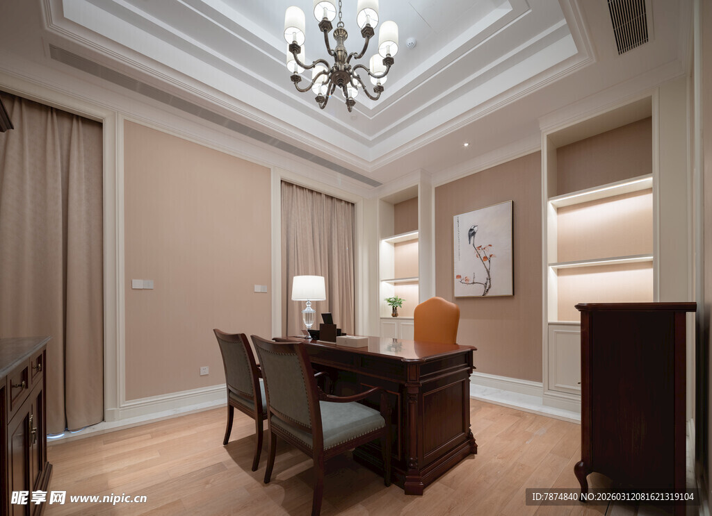 优雅现代风格的餐厅空间