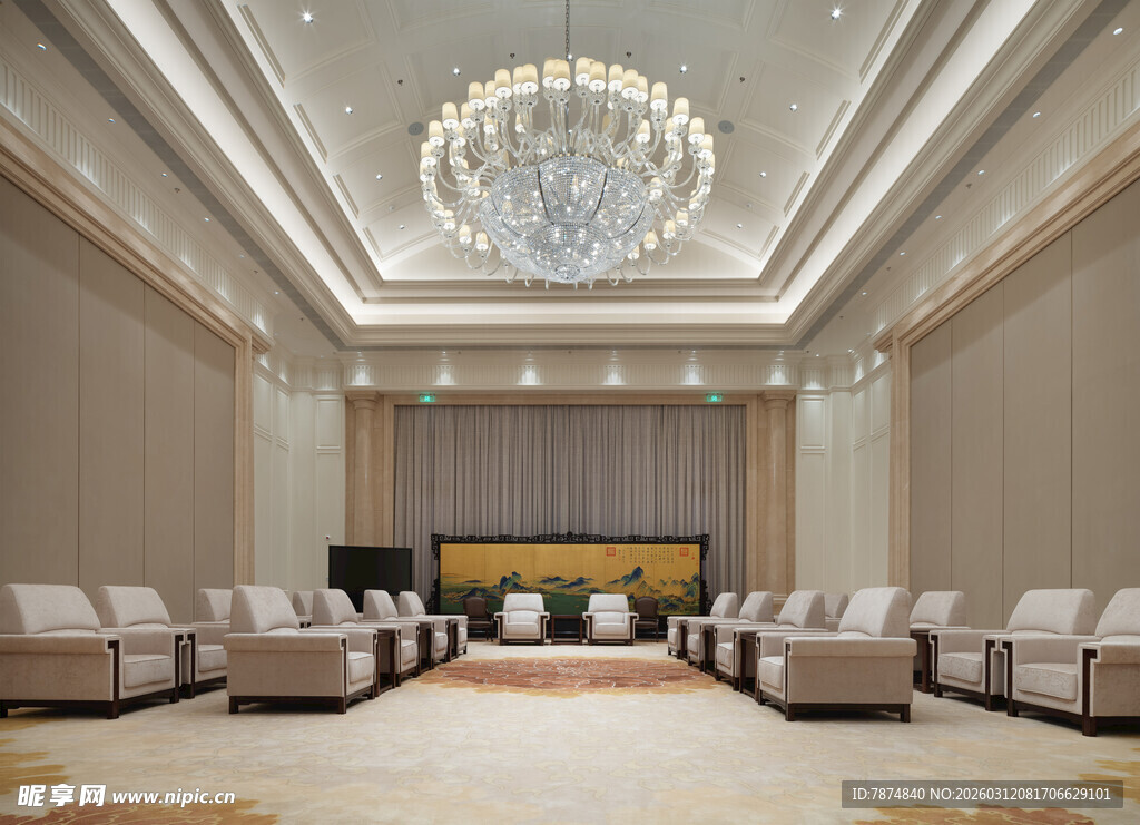 豪华大气的现代风格会议室