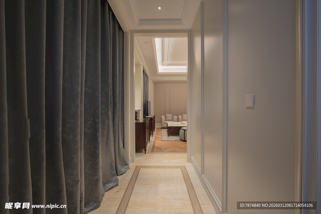 现代简约风格走廊空间