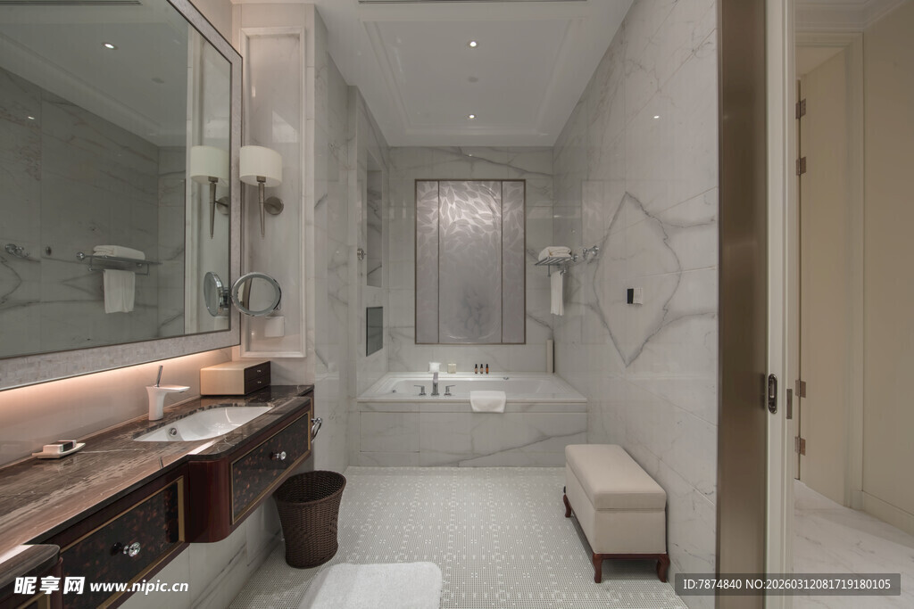 现代简约风格豪华浴室