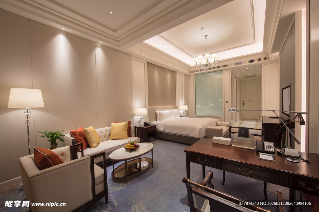 豪华舒适的室内休闲空间