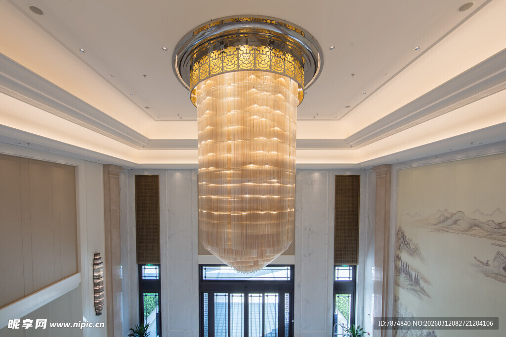 豪华大厅中式水晶大吊灯