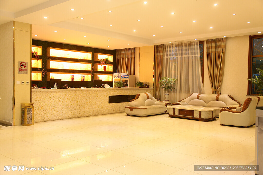 豪华客厅室内优雅布置