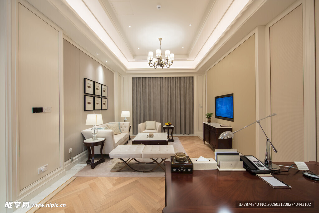 现代简约风格卧室空间