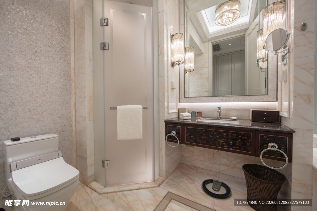 现代简约风格的精致浴室